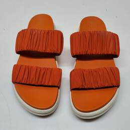 Sorel Orange Slide Sandals Size 8