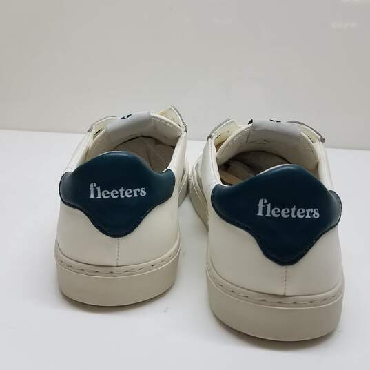 Fleeters "Peach" Unisex sneakers Size 45 Deep Teal/ White image number 2