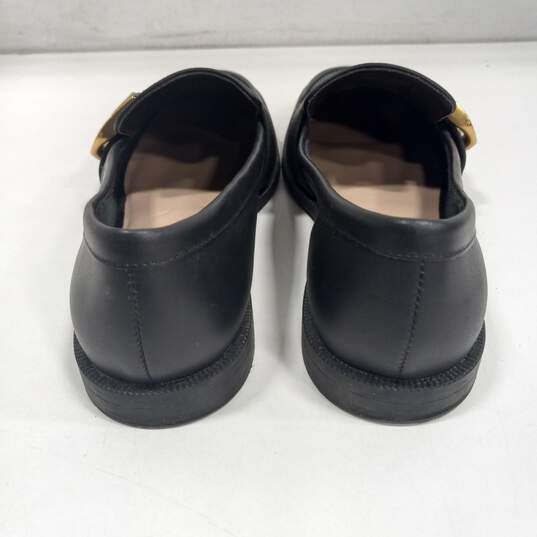 Charles & Keith Collection Women's Black Leather Slip On Dress Shoes Size 37 image number 4