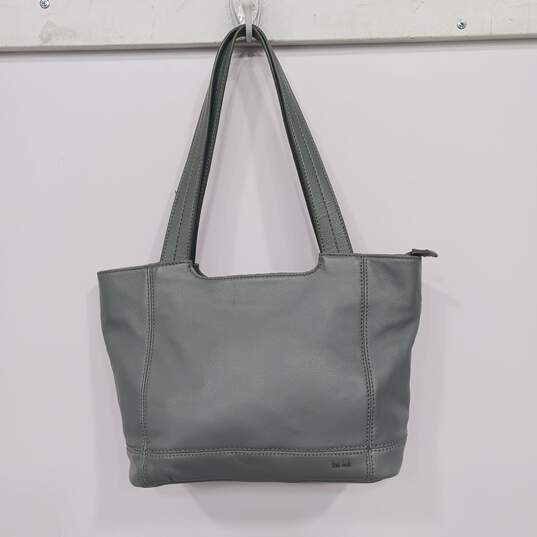 The Sak Women's Gray Leather Satchel/Tote Bag image number 2