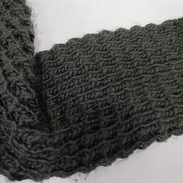 Green Knit Infinity Scarf alternative image