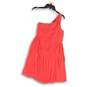 NWT Shoshanna Womens Mini Dress Pleated One Shoulder Sleeveless Pink Size 8 image number 1