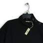 NWT Max Studio Womens Black Funnel Neck Long Sleeve Pullover Blouse Top Size XS image number 3