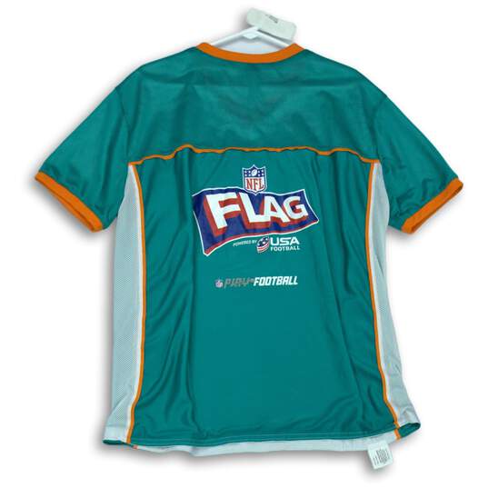 NFL Adult Aqua Multicolor Reversible Dolphins Jersey Size XL image number 2