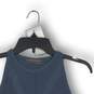 NWT Anthropologie Womens Tank Top Gemma Ribbed Sleeveless Blue Chevron Size SM image number 3