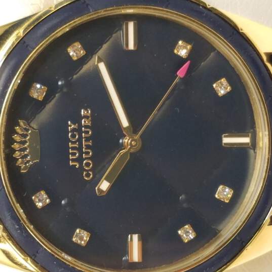 Juicy Couture JC 20.3.44.0528 Blue & Gold Tone Quartz Watch image number 2