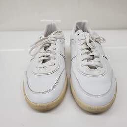 TOD'S Men's White Leather Lace Up Sneakers Sizer 9 AUTHENTICATED