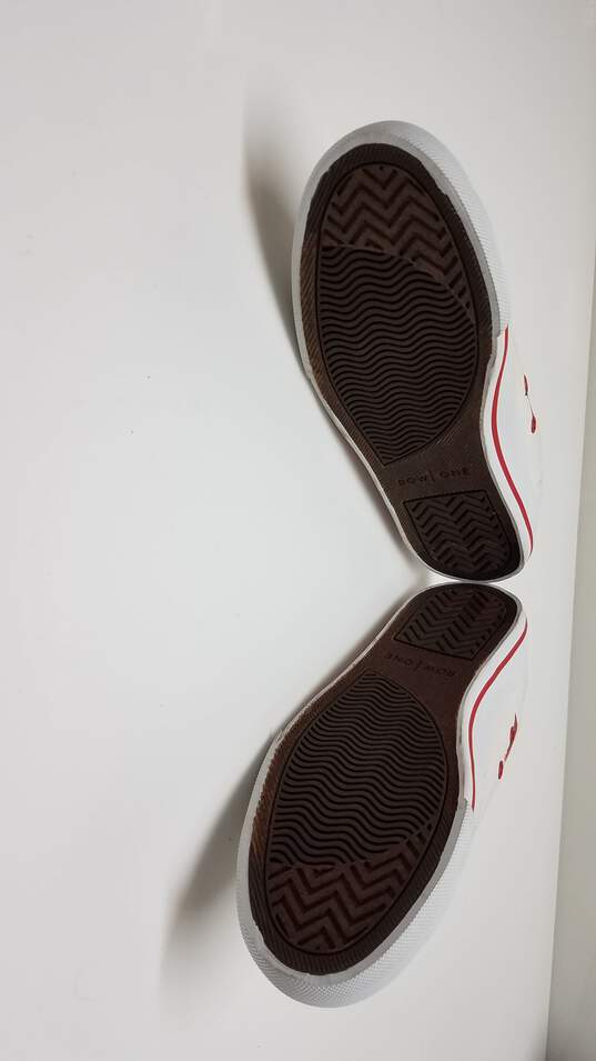 (4) Row One Wisconsin Badgers Canvas Sneakers - W 5/ M 3.5 image number 5