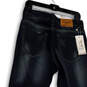 NWT Mens Black Medium Wash Pockets Stretch Denim Straight Jeans Size 31 image number 4