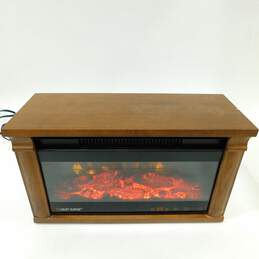 Heat Surge Mini Electric Wood Movable Fire Place Portable Heater alternative image