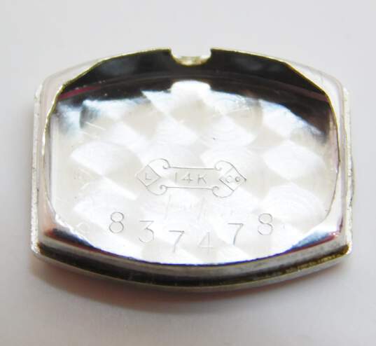 Vintage 14K White Gold Case & Band Hamilton 0.45 CTTW Diamond Ladies Watch 13.7g image number 3