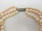 The Franklin Mint Jackie's Pearls Faux Pearl Multi Strand Necklace 122.6g image number 5