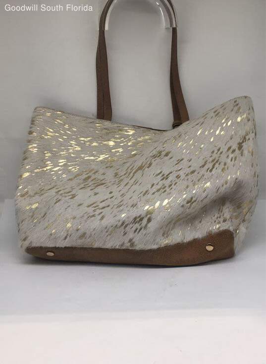 Chico's Womens Brown Tote Handbag image number 2