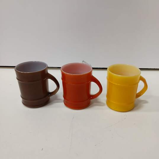 Bundle of 3 Anchor Hocking Fire King Multicolor Coffee Mugs image number 2