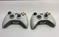 Microsoft Xbox 360 controllers - Lot of 2, white image number 1