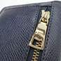 Coach Pebbled Leather Envelope Wallet in Navy Blue 7.5x3.5" image number 5