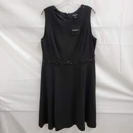 Liz Claiborne Black Sleeveless Dress NWT Women's Size 18