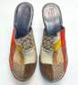 COACH Multi Patchwork Mule Heels Shoes Size 9 B image number 5