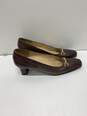 Salvatore Ferragamo Brown Slip-On Heel Women 7.5 image number 1