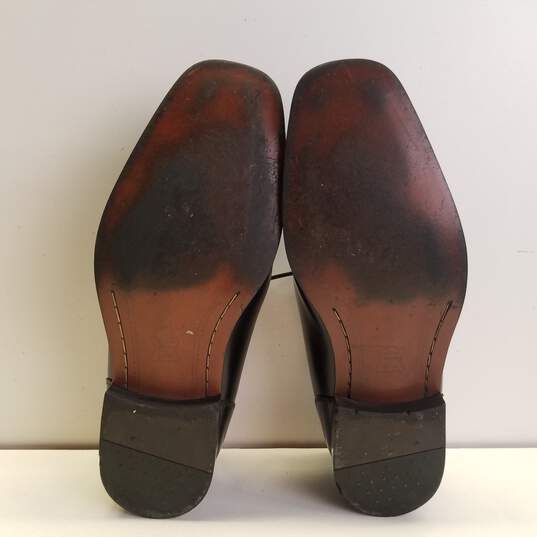 Men's Stacy Adams Hobart Leather Oxfords, Black, Size 9.5 image number 5
