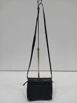 Brighton Black Leather Crossbody Wallet Bag alternative image