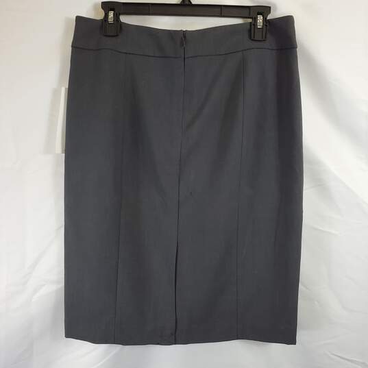 Calvin Klein Women Gray Pencil Skirt Sz 8 NWT image number 2