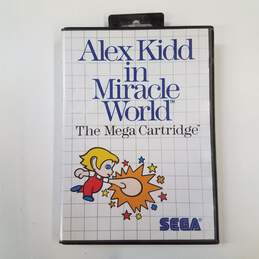 Alex Kidd in Miracle World - Sega Master System (CIB with Poster)