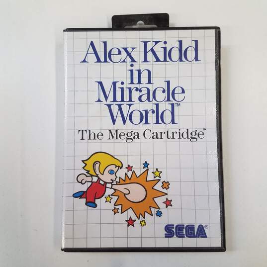 Alex Kidd in Miracle World - Sega Master System (CIB with Poster) image number 1