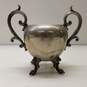 Vintage Silver Plated Sugar Bowl and Footed  Candy Dish image number 4