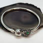 Designer Pandora S925 ALE Sterling Silver Barrel Clasp Heart Charm Bracelet image number 1