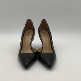 Womens Nathalie Flex Black Leather Pointed Toe D'Orsay Heels Size 9.5 M alternative image