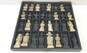 Stone Crafted Chess Game 32 Piece Oriental Deity Figurine Board Game image number 3