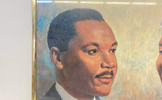 Framed 16"x 20" Print of Martin Luther King Jr. & Nelson Mandela Poster Framed image number 2