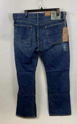NWT The American Living Mens Blue Mid Wash Straight Leg Denim Jeans Size 36/30 alternative image