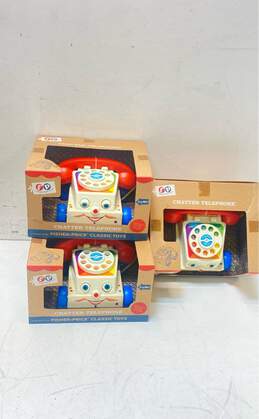 Lot of 3 Fisher Price Toys Chatter Telephone alternative image
