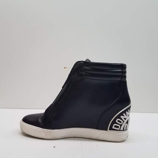 DKNY Wedge Sneakers Black, White Size 7 image number 2