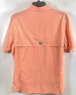 Columbia PFG Tamiami II Womens Orange Short Sleeve Button-Up Shirt Size Large alternative image