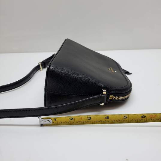 Kate Spade New York Black Leather Mini Crossbody Bag image number 4