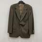 Oscar De La Renta Mens Gray Brown Blazer And Pants 2Pcs Suit Set Size 42L w/ COA image number 3
