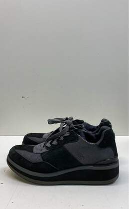 Deckers X Lab Ko-Z Sport Low Wedge Black Sneakers sz 8.5