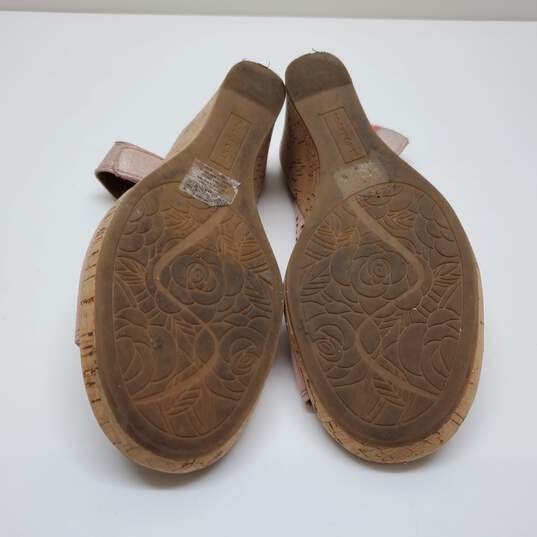 Rockport Women's Leather Slingback Wedges Sandals Comfort Shoes Sz 8.5 image number 6