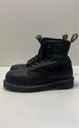 Dr. Martens Black Leather Steel Toe Safety Lace Up Boots Women's Size 7 M image number 2