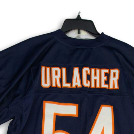 Mens Navy Blue NFL Chicago Bears Brian Urlacher #54 Football Jersey Size XL image number 4