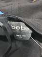 Bebe Black Sweetheart Bustier Strapless Bandage Bodycon Ruffle Dress Size XS image number 3