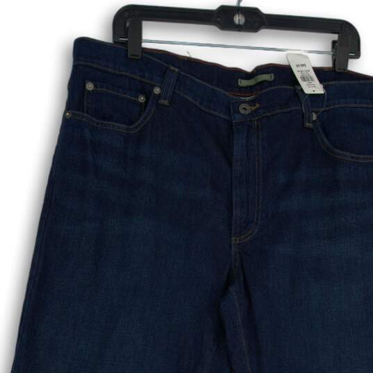 NWT L.L. Bean Mens Blue Denim 5-Pocket Design Straight Leg Jeans Size 38X29 image number 3