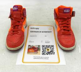Nike Dunk High 6.0 Premium Red Orange Grape Women's Shoes Size 8.5 COA