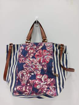 Tommy Bahama Floral Canvas Tote Purse