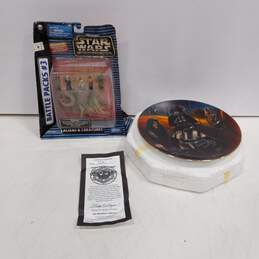 Star Wars Bantha Battle Pack #3 & Decorative Sith Lord Plate