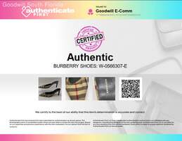 Authentic Burberry Womens Multicolor Monogram Enclosed Mule Heels Size EUR 37.5 alternative image