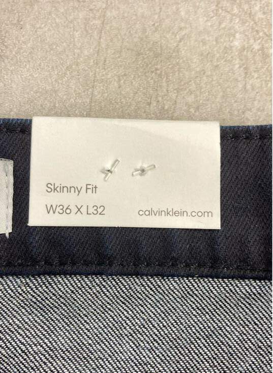 Calvin Klein Men Black Skinny Fit Pants Sz 36/32 NWT image number 4